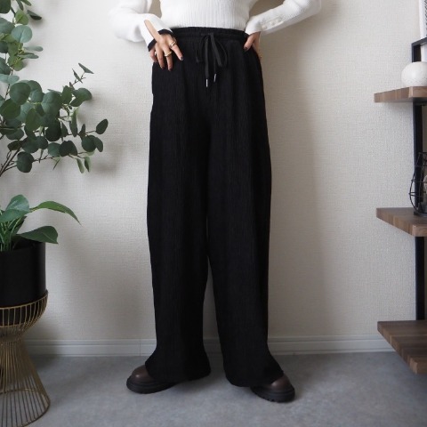 レディース　ベロアドロストパンツ（Omi）