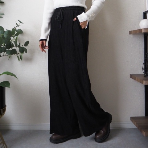 レディース　ベロアドロストパンツ（Omi）