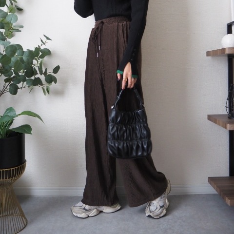 レディース　ベロアドロストパンツ（Omi）