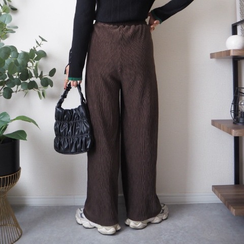 レディース　ベロアドロストパンツ（Omi）