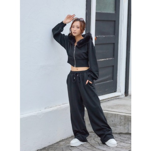 レディース　ドロストスウェットパンツ（NUTS×れいたぴ）