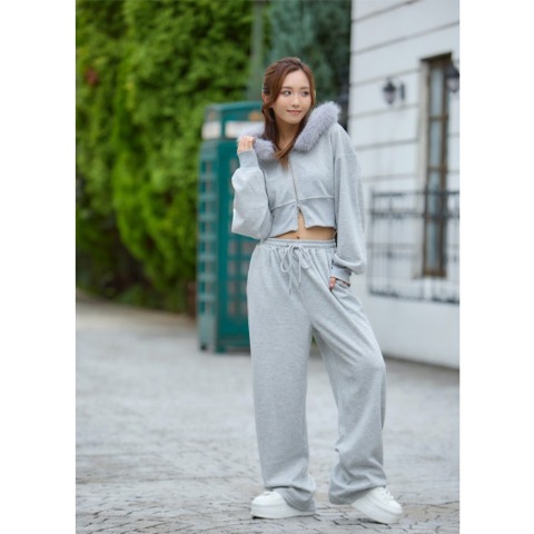 レディース　ドロストスウェットパンツ（NUTS×れいたぴ）