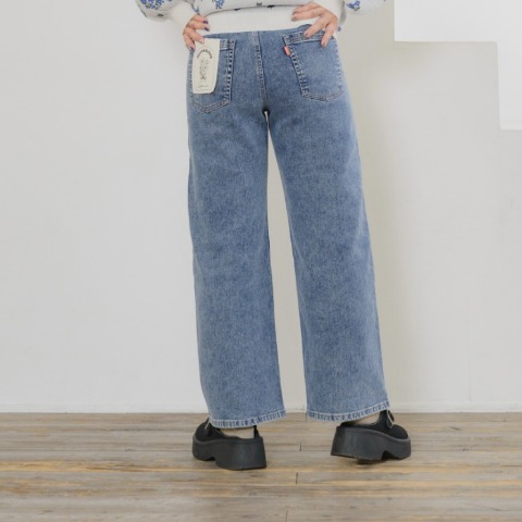 レディース　【低身長さん向け】裏起毛デニムパンツ（yuki×Taiyou）