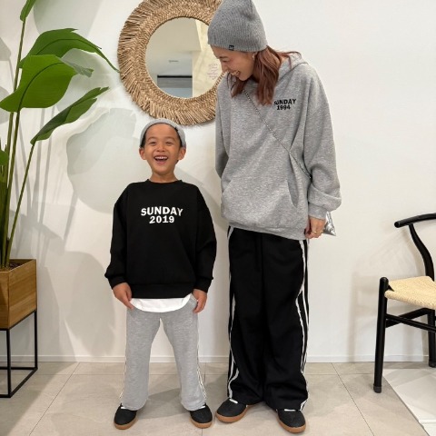 レディース　脇レースラインイージーパンツ（saori）