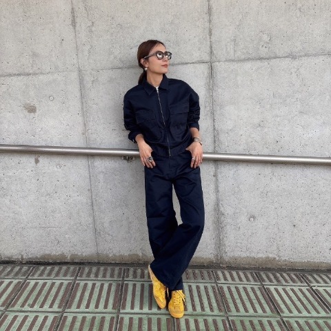 レディース　カラーバレルパンツ（kaoru）