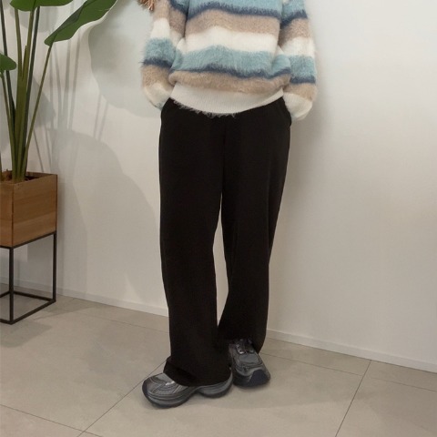 【高身長さん向け】レディース起毛ワイドパンツ（saori）