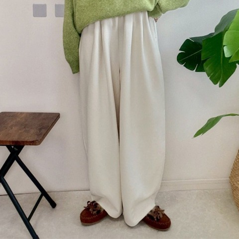 レディース　タックスウェットバレルパンツ（NON）