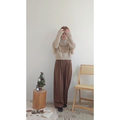 レディース　メルトンコクーンパンツ（yuu）