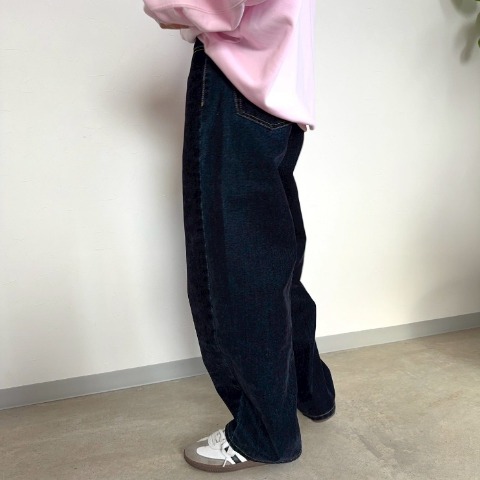 レディース　フロッキーデニムパンツ（anna）