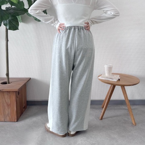レディース　サイド切り替えスウェットパンツ（TOMO）