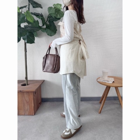 レディース　サイド切り替えスウェットパンツ（TOMO）