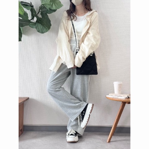 レディース　サイド切り替えスウェットパンツ（TOMO）