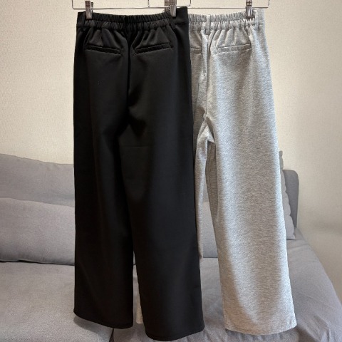 【低身長さん向け】レディース　刺繍ロゴタックスウェット（akaru）