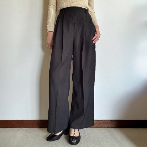 【高身長さん向け】レディース　ワイドパンツ（yurika）