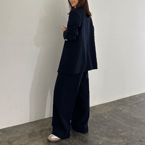 レディース　タックワイドパンツ(chihiro)