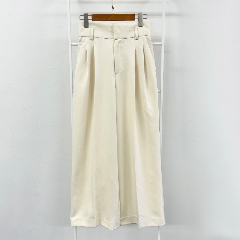 レディース　タックワイドパンツ(chihiro)
