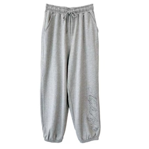 レディース　ラメロゴスウェットパンツ（yuna）