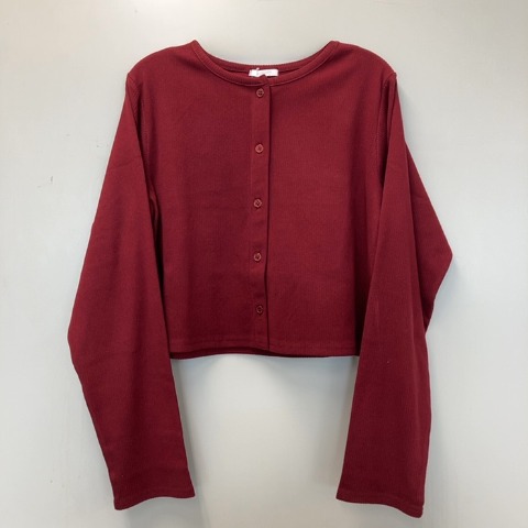 レディース　リブニットソーカーディガン（miyu）