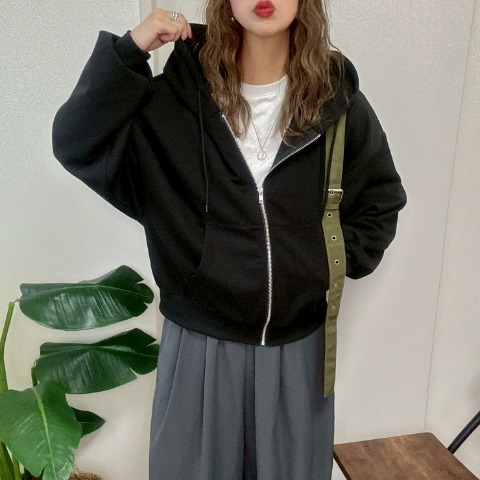 レディース　袖ボリュームダンボールカーディガン（NON）