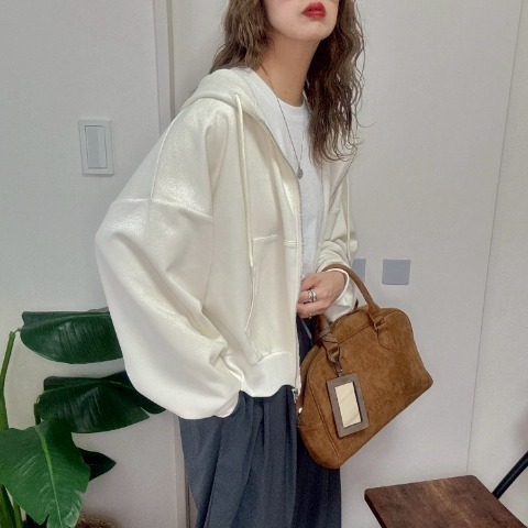 レディース　袖ボリュームダンボールカーディガン（NON）