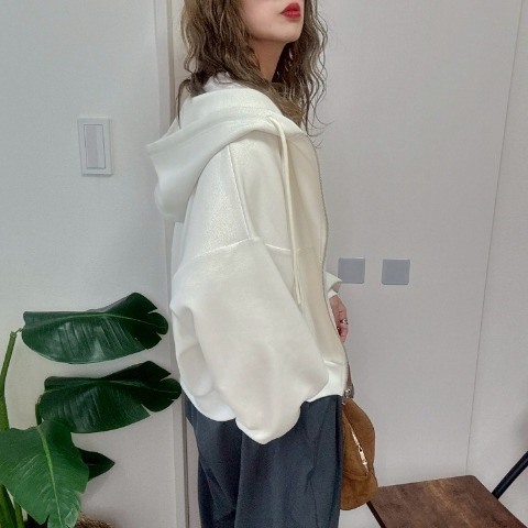 レディース　袖ボリュームダンボールカーディガン（NON）