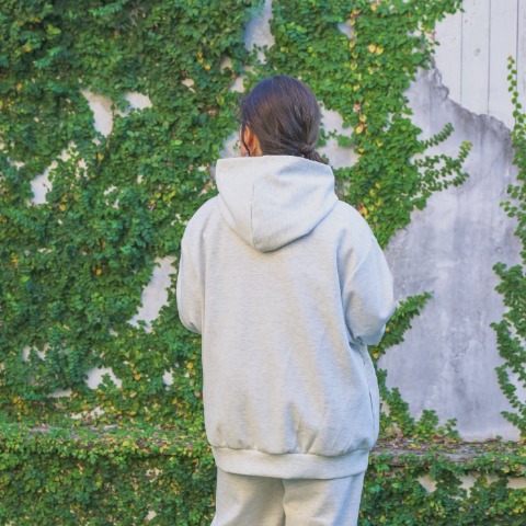 レディース　襟2WAYダンボールパーカ（Taiyou）