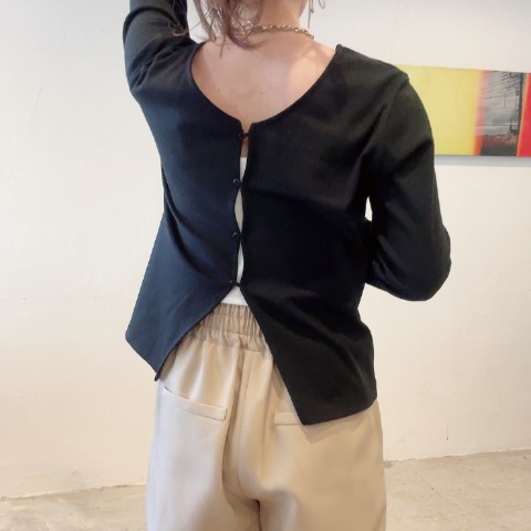 レディース　2WAY Vネックカーディガン（chico）