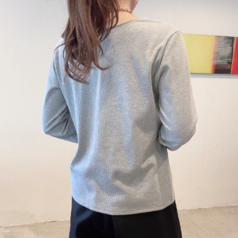 レディース　2WAY Vネックカーディガン（chico）