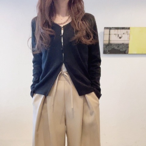 レディース　2WAY Vネックカーディガン（chico）