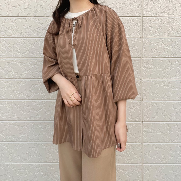 レディース ペプラムチュニックブラウス（mog） | しまむら | しまむら