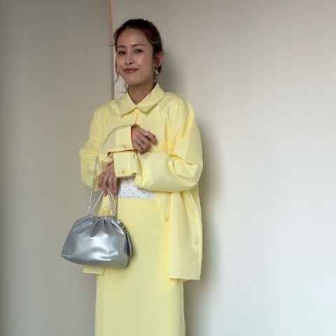 レディース　カラーシャツ（saori）