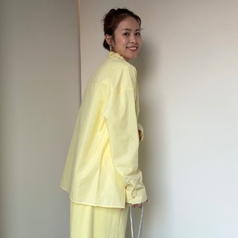 【低身長さん向け】レディース　カラーシャツ（saori）