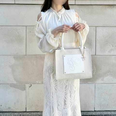 レディース　シアー肩リボンブラウス（rei）