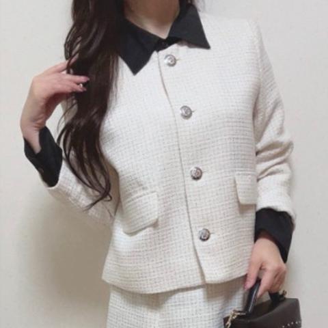 レディース　レイヤード風ジャケット（あざと女子）