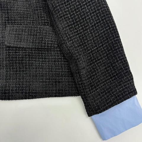レディース　レイヤード風ジャケット（あざと女子）