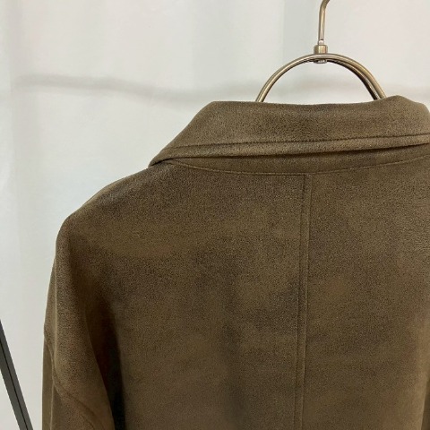 レディース　ヴィンテージ加工合皮ジャケット（miyu）