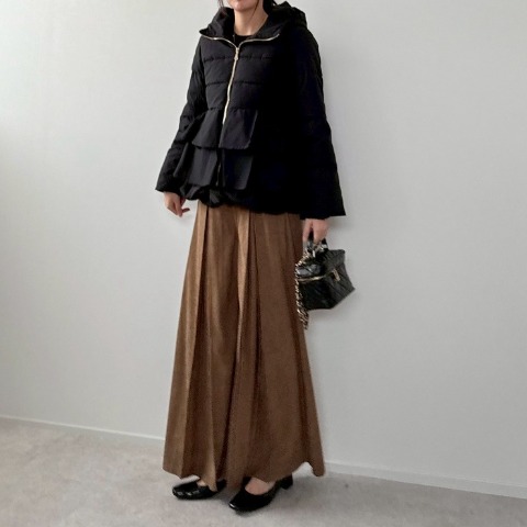 レディース　ペプラム中綿ジャケット(misato)