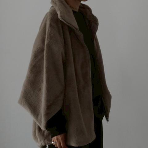レディース　ジップファーブルゾン（hideka）