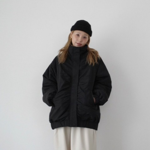 レディース　止水ジップ使いブルゾン(hideka)