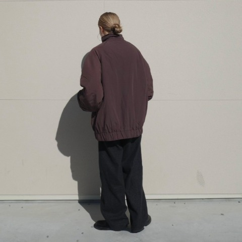 レディース　止水ジップ使いブルゾン(hideka)