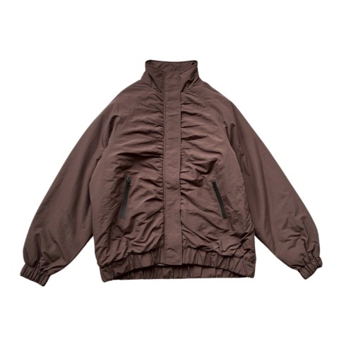 レディース　止水ジップ使いブルゾン(hideka)