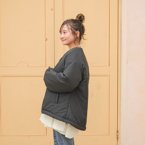 レディース　襟付ブルゾン(yuki×Taiyou)