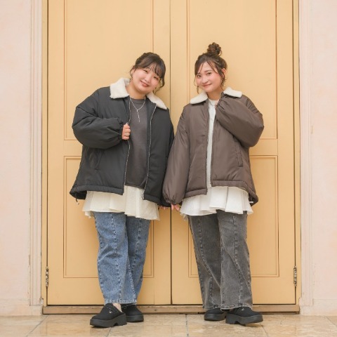 レディース　襟付ブルゾン(yuki×Taiyou)