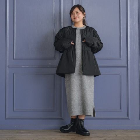 レディース　ペプラムキルトジャケット（yuki×Taiyou）