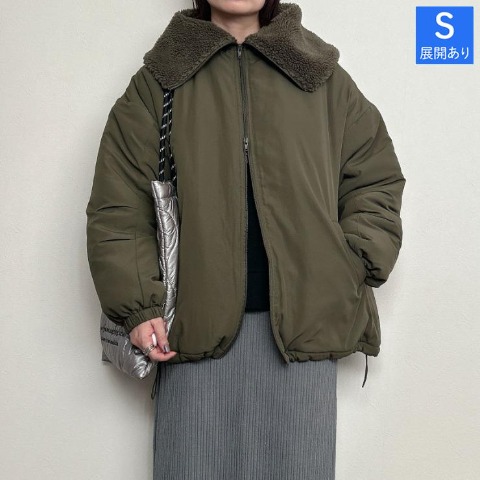 レディース　ボア襟ミリタリージャケット （rumi）