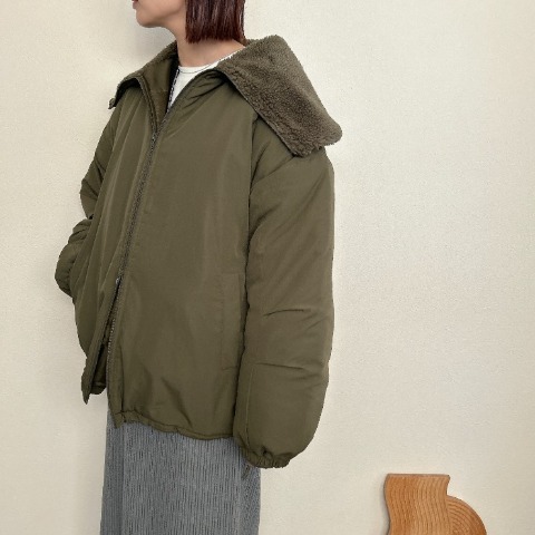 レディース　ボア襟ミリタリージャケット （rumi）