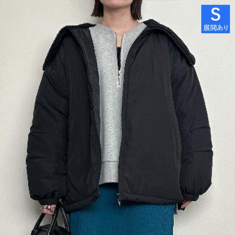 レディース　ボア襟ミリタリージャケット （rumi）