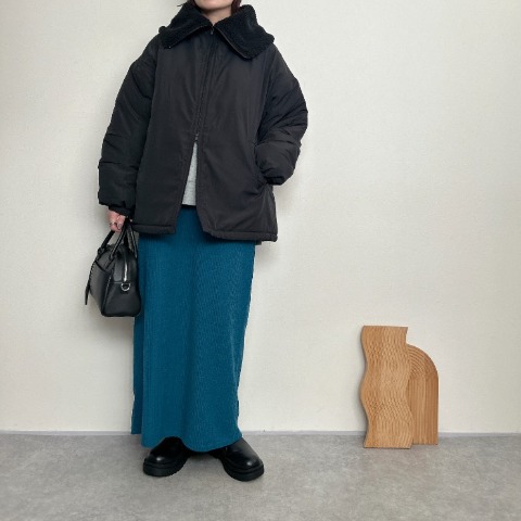 レディース　ボア襟ミリタリージャケット （rumi）