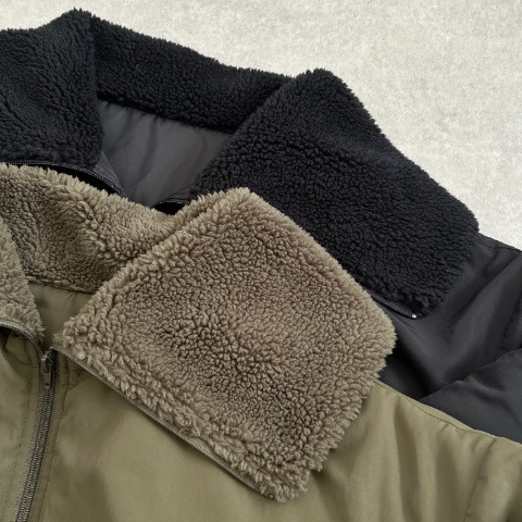 レディース　ボア襟ミリタリージャケット （rumi）