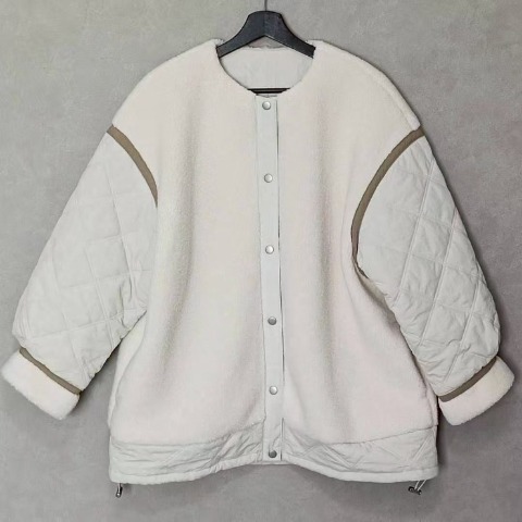 レディース　キルト切替ボアジャケット（ちゃな）